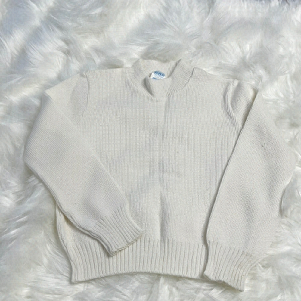 𝅺bhs Vintage Off White Knit Sweater 4-5 Years